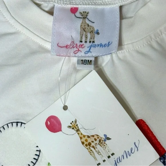 Eliza James Golf Appliqué Set 18M – Personalized “Jake” Shirt + Gingham Pants - Picture 5 of 9